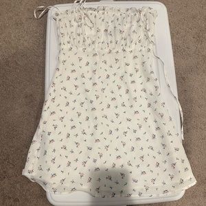 Lulus floral tie shoulder dress